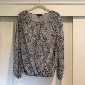 Vince Camuto Animal Print Blouse